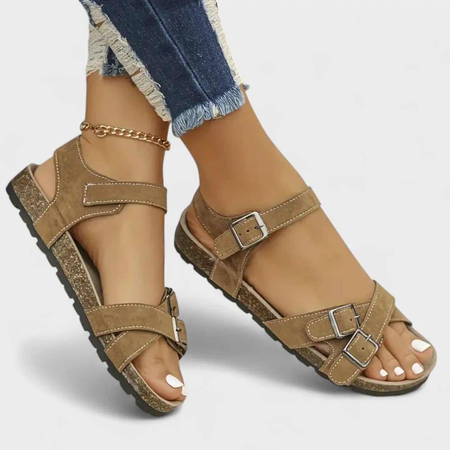Women’s Adjustable Leather Sandals