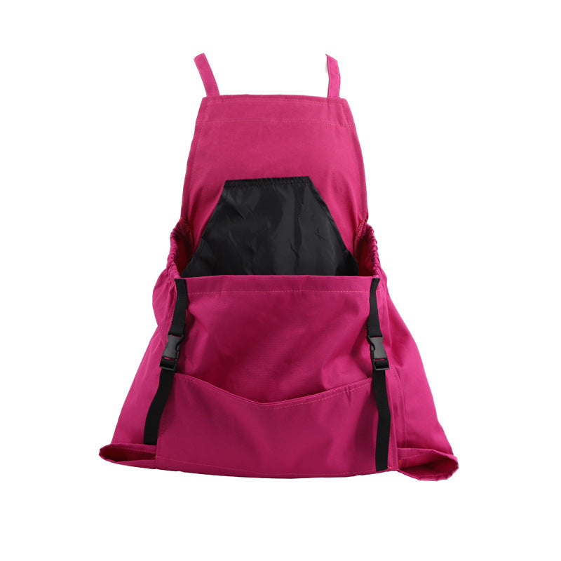 Heavy-Duty Waterproof Gardening Apron - Oxford Canvas Tool Pockets