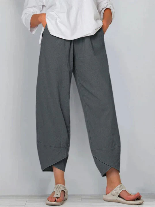 Women’s High-Waist Wide-Leg Tulip Pants