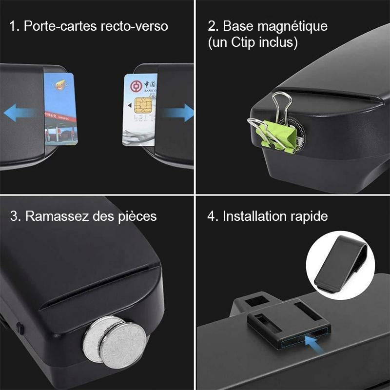Universal Car Sun Visor Sunglasses Case - Premium Storage Holder