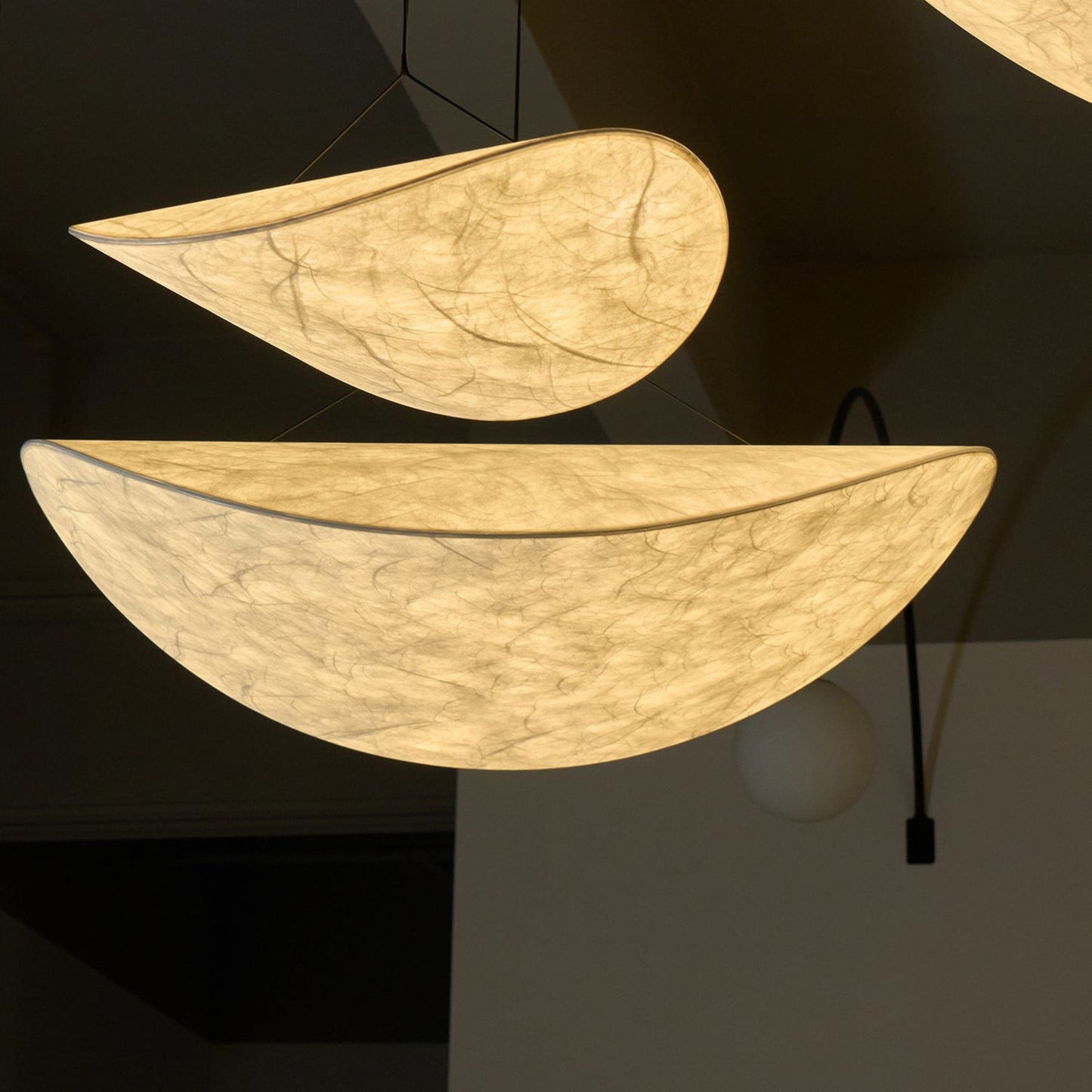 Modern Fabric LED Pendant Light