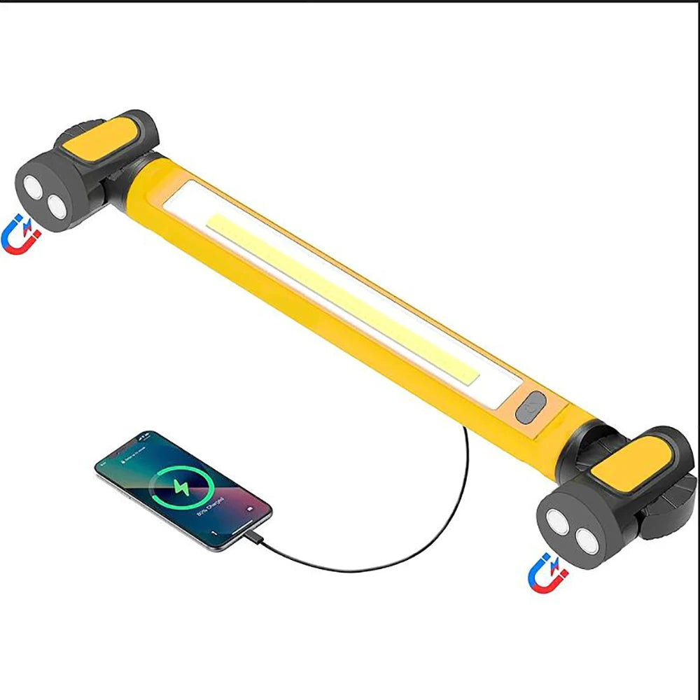 2-in-1 Rechargeable LED Work Light - Magnetic Split Mechanic Lamp
