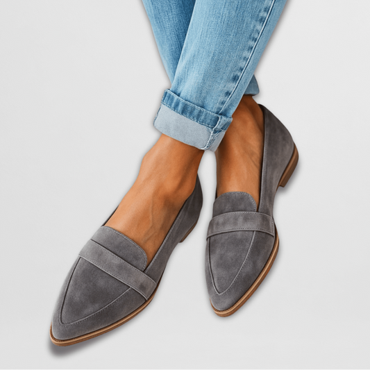 Women’s Soft Suede Loafers – Comfortable Everyday Slip-On Shoes