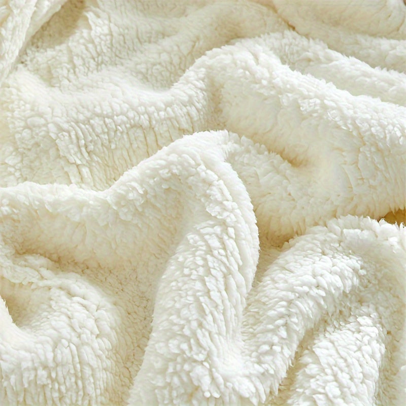 Reversible Fleece Throw Blanket