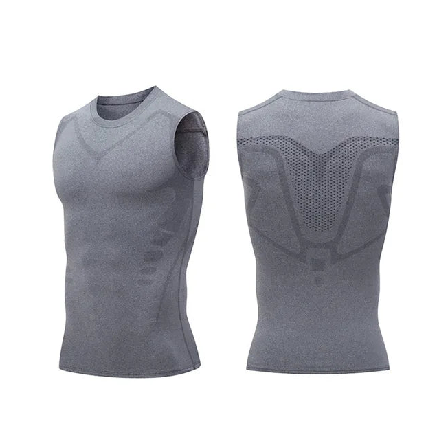 Men’s Compression Slimming Shirt – Body Shaper for Tummy Control
