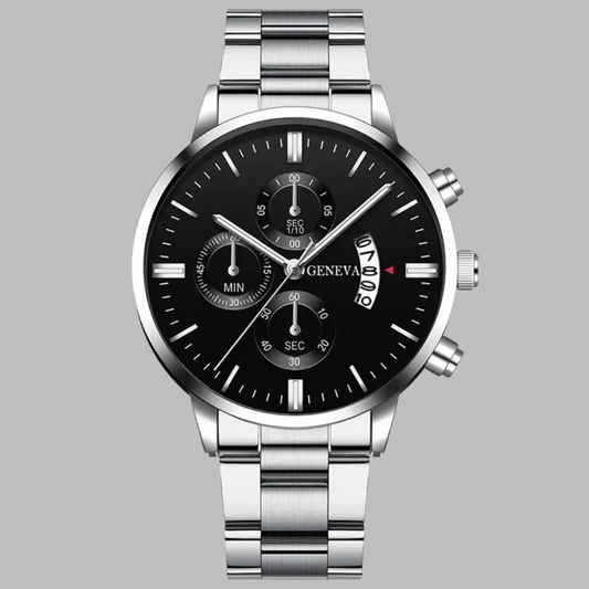 Maximus - Luxury Men's Quartz Watch - Stainless Steel Classic