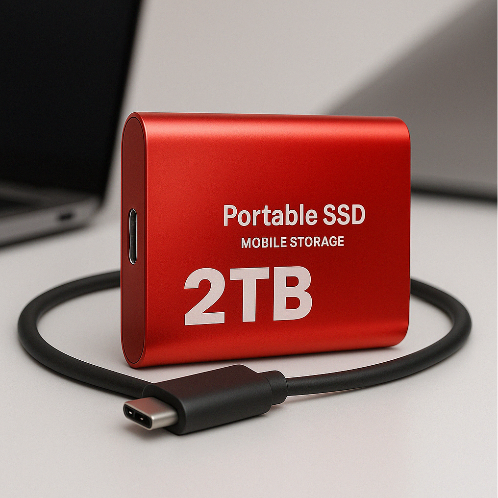 2TB External SSD – USB-C Portable Storage Drive