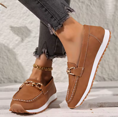 Women's Non-Slip Orthopedic Loafers - Walking Shoes with Arch Support