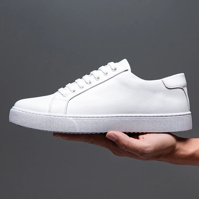 Men’s Genuine Leather Low Top Sneakers