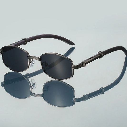 Vintage Hexagon Sunglasses for Women