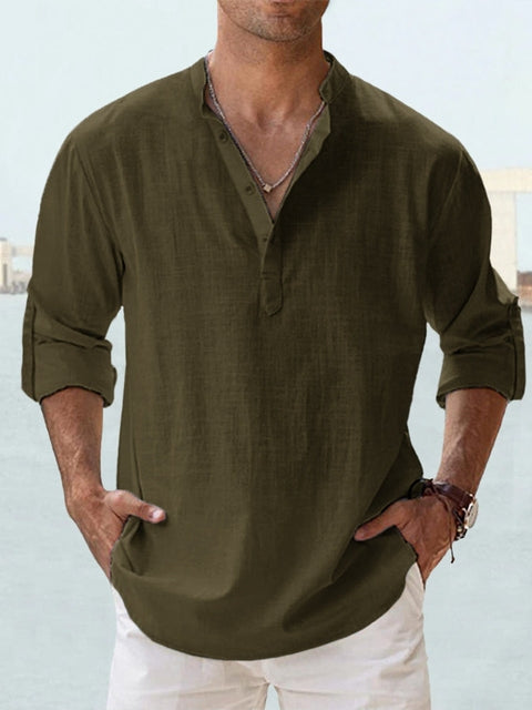 Men’s Casual Button-Up Shirt