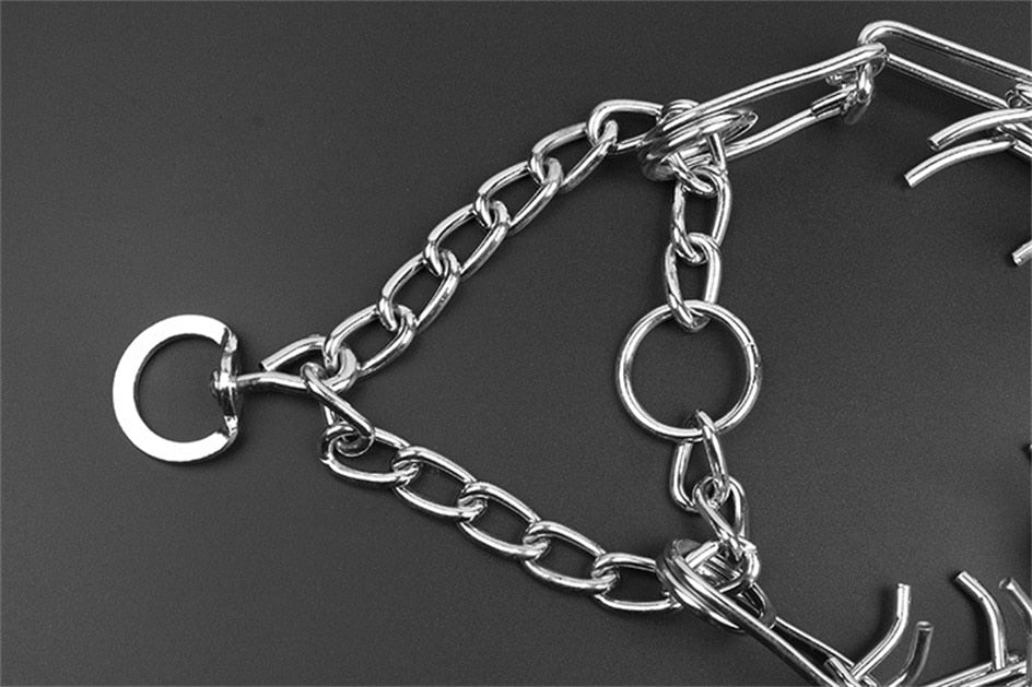 Adjustable Rubber-Tipped Dog Training Collar