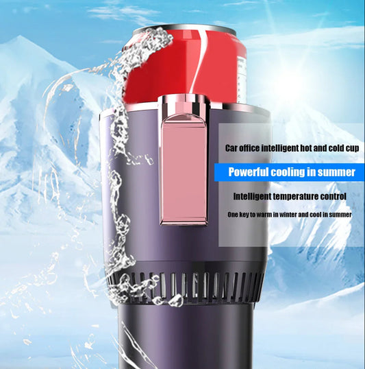 2-in-1 Car Cup Holder Warmer & Cooler – Smart Temperature Control