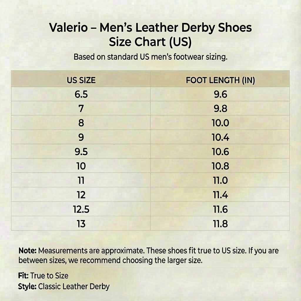Valerio | Men’s Leather Derby Shoes