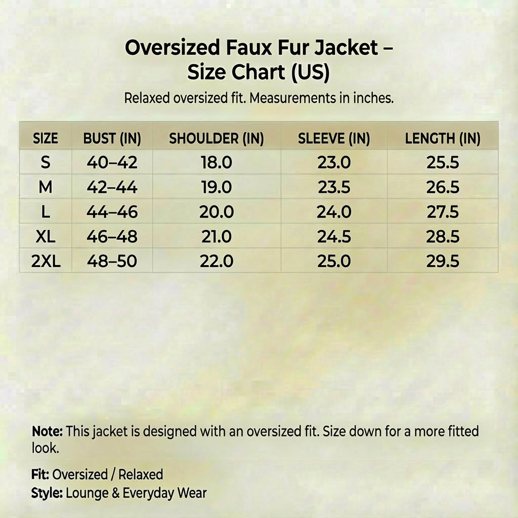 Valentina Noir - Plush Oversized Faux Fur Jacket - Statement Coat with XL Hood