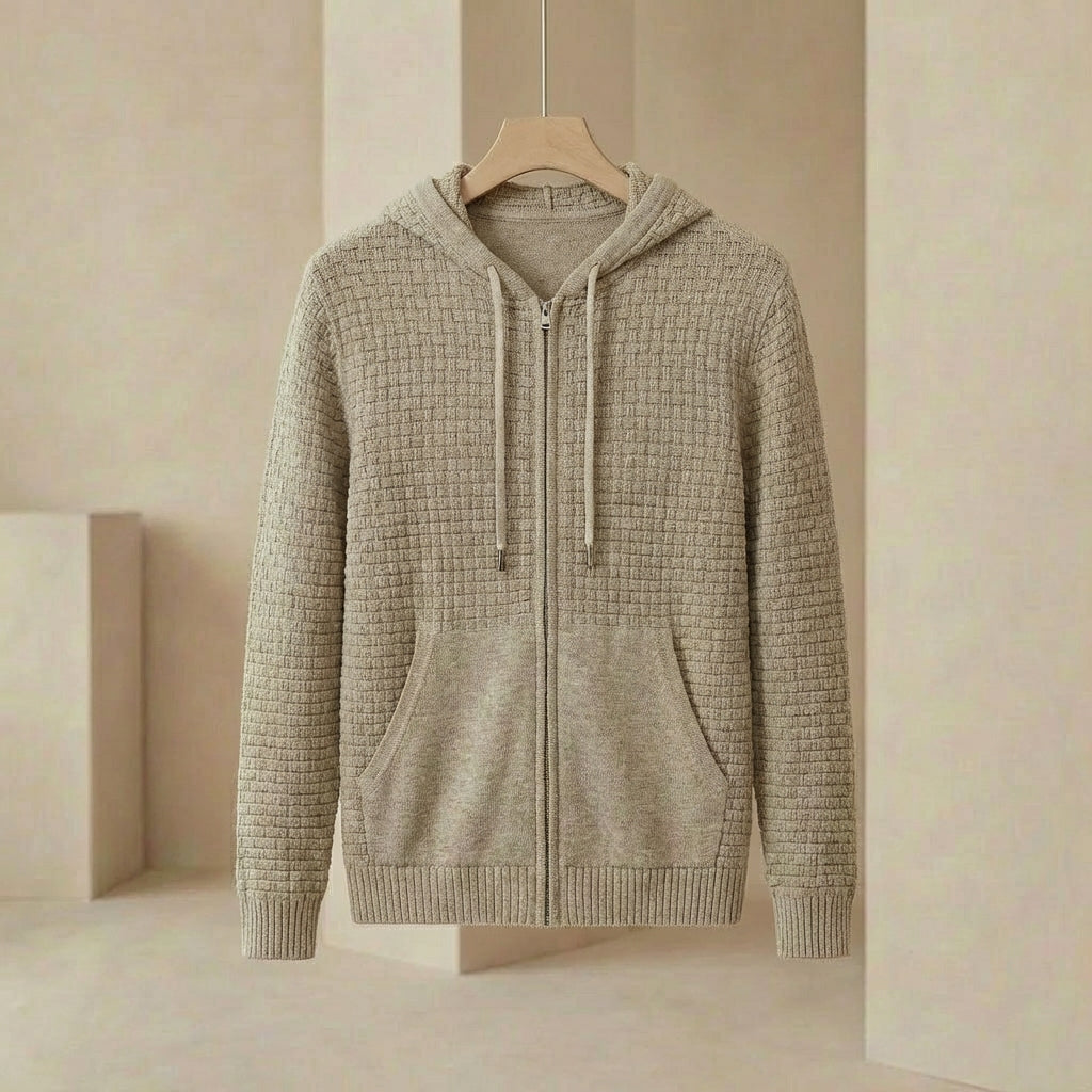 Phantom Full-Zip Hoodie - Premium Cotton Blend - Heavy-Duty Sweatshirt