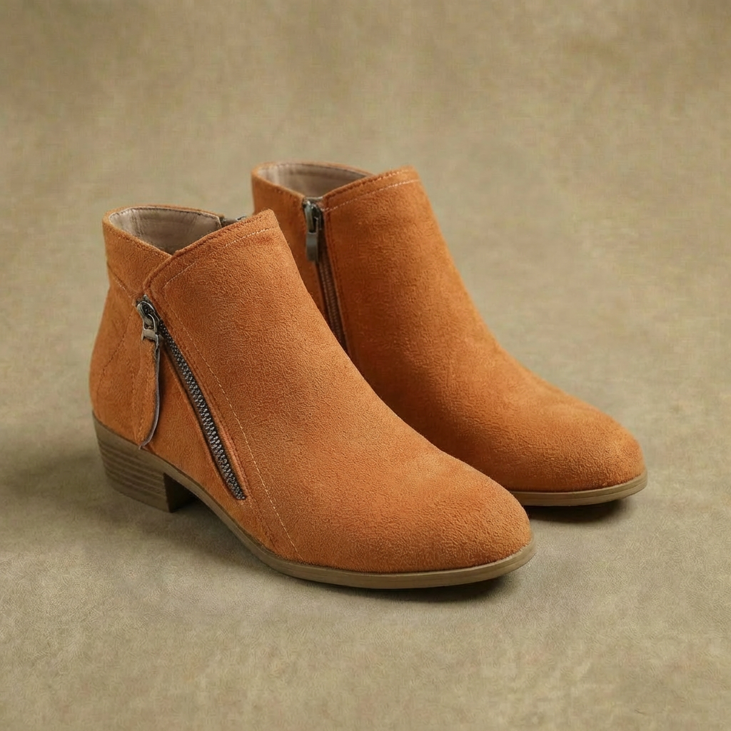 Aubrey - Women's Ergonomic Ankle Boots - Wide Fit Comfort Support Boots
