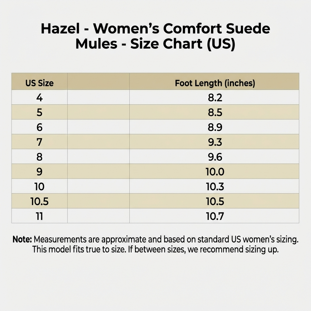Hazel - Women's Comfort Suede Mules - Ergonomic Slip-On Clogs with Adjustable Buckle
