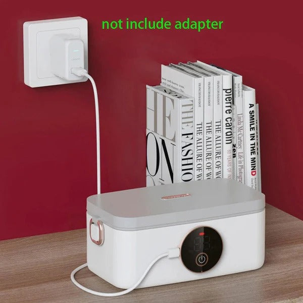 Wireless Heated Lunch Box - Portable Rechargeable Food Warmer