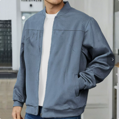 Men’s Minimalist Zip Jacket – Modern Lightweight Everyday Layer
