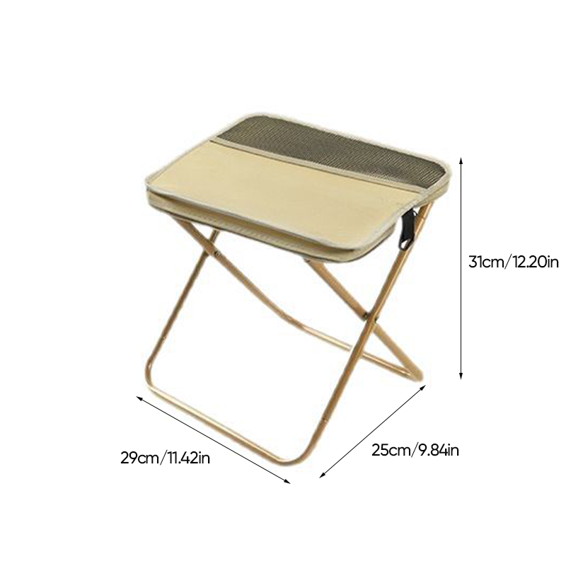 Foldable Camping Backpack Stool - Portable Heavy Duty Fishing Chair
