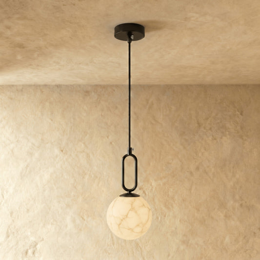 Modern Natural Marble LED Pendant Light
