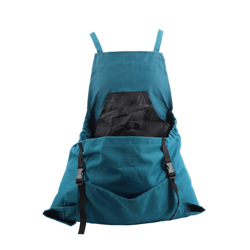 Heavy-Duty Waterproof Gardening Apron - Oxford Canvas Tool Pockets