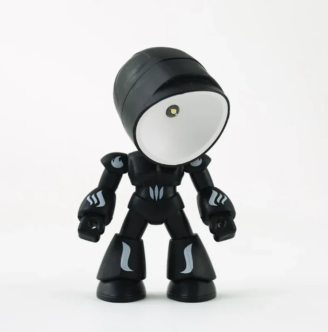 Robot LED Table Lamp – Cute Warm Light Desk Lamp