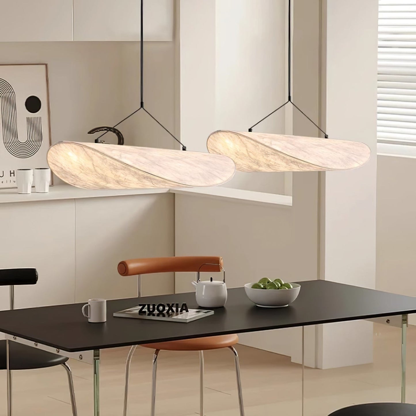 Modern Fabric LED Pendant Light