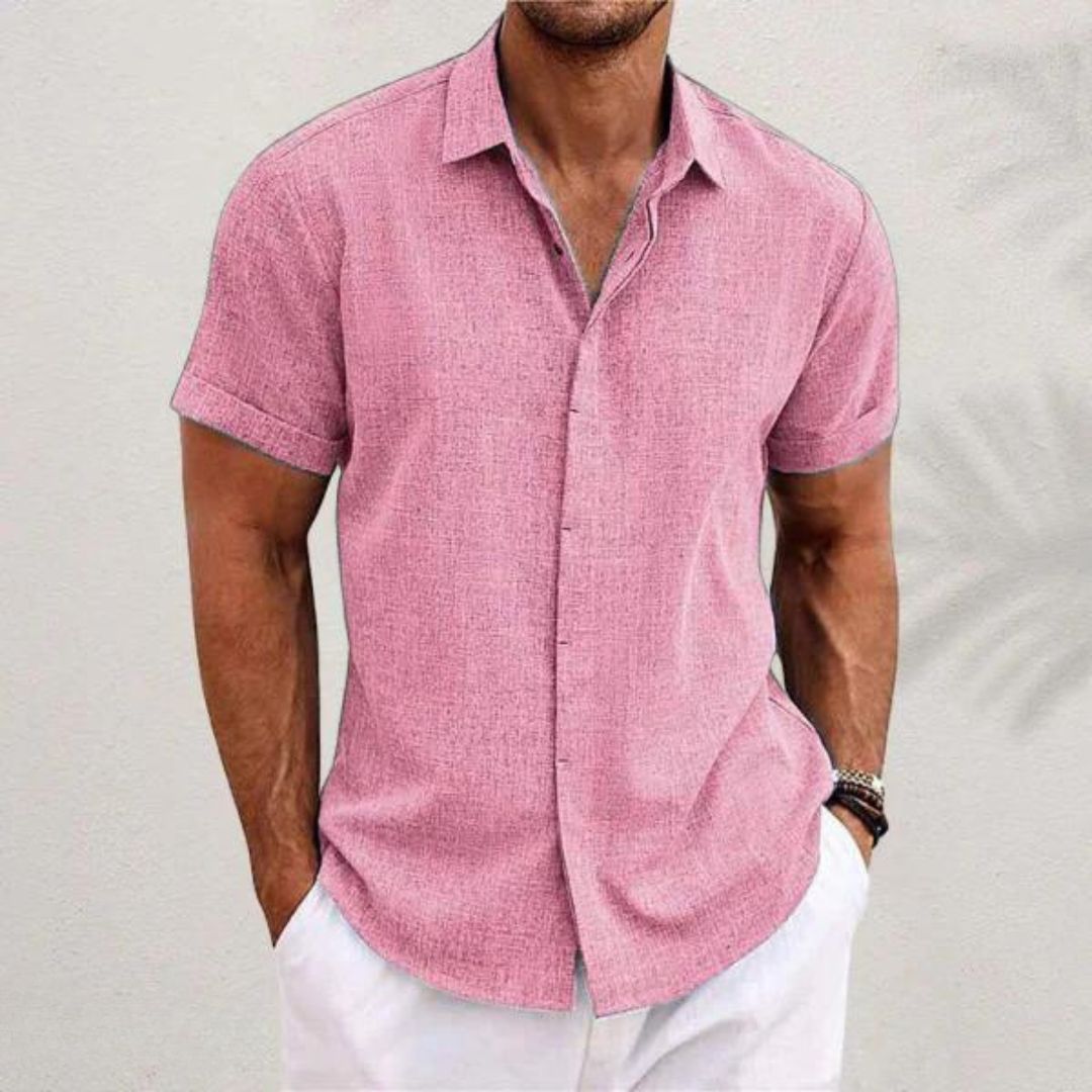 Men’s Lightweight Casual Button-Up Shirt