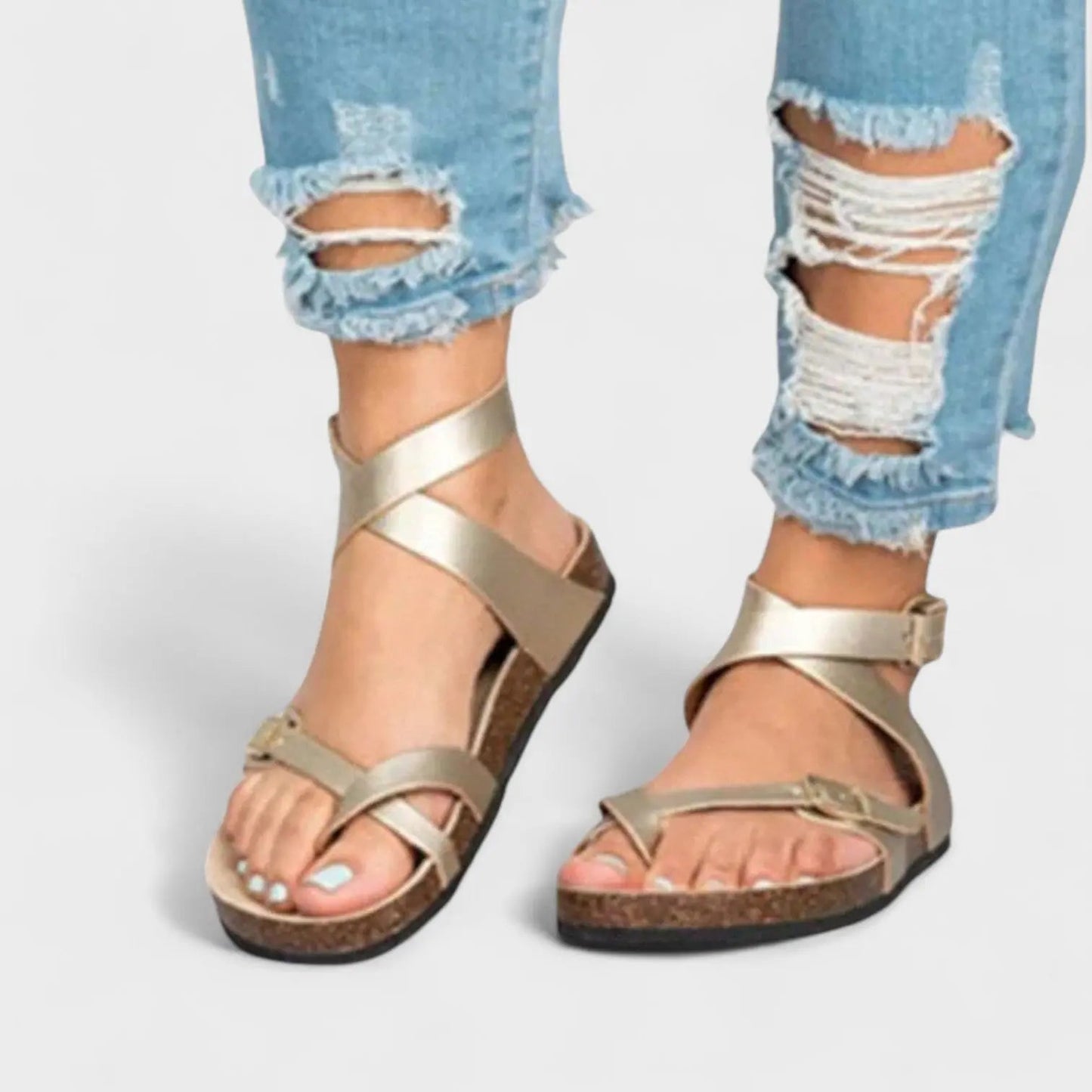Women’s Adjustable Leather Sandals