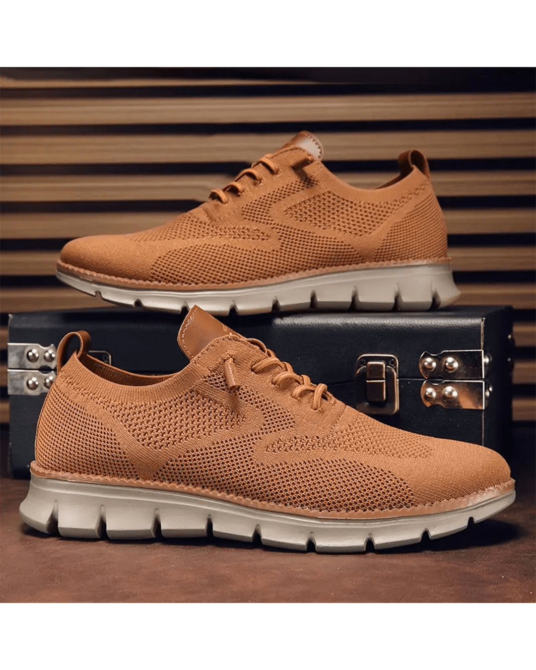 Men's Modern Comfort Everyday Sneakers Lightweight Mesh Walking Shoes