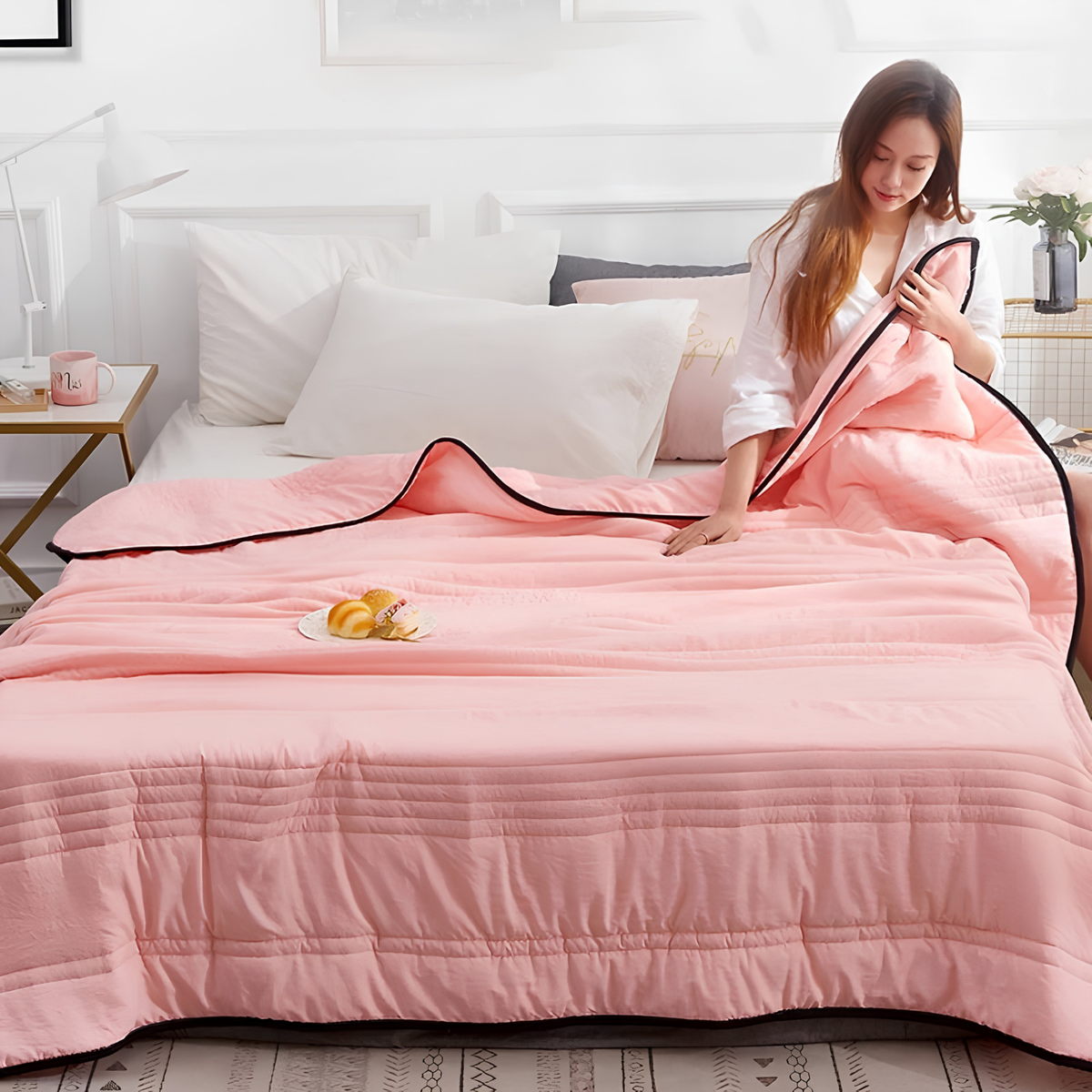 Cooling Sleep Blanket for Warm Nights and Hot Sleepers