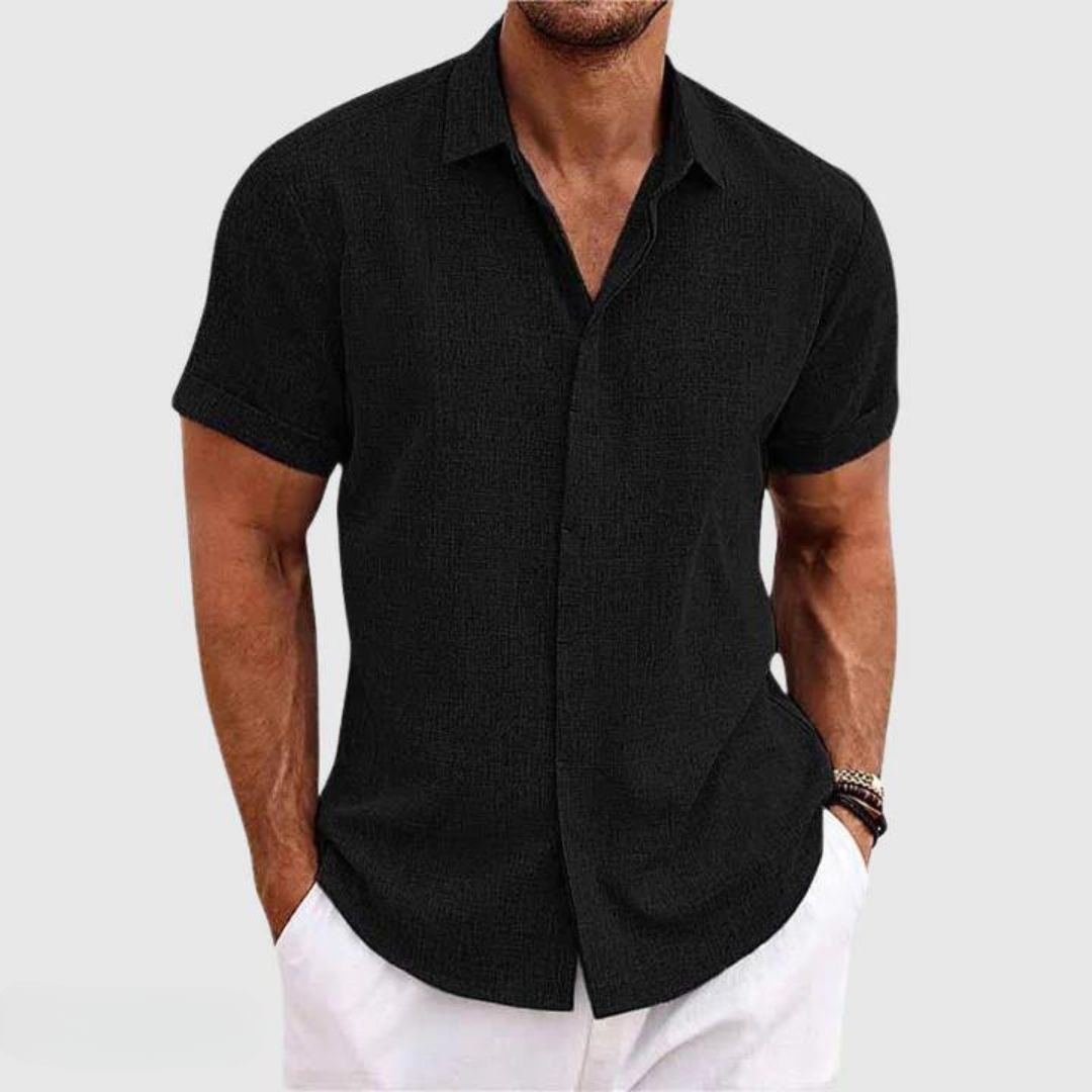 Men’s Lightweight Casual Button-Up Shirt