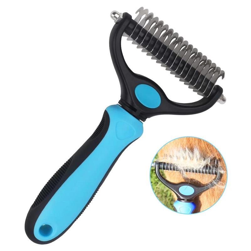 Professional Pet Undercoat Deshedding Tool - Safe Grooming Brush