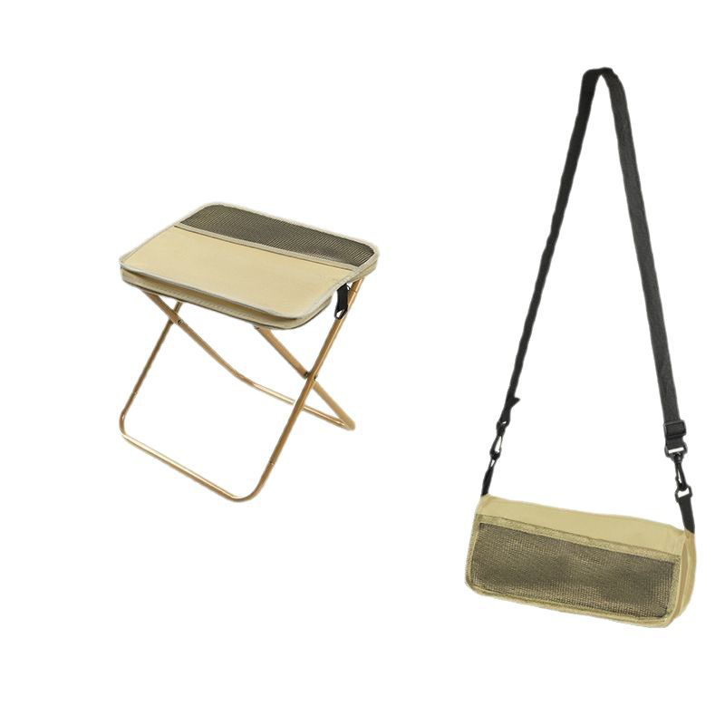 Foldable Camping Backpack Stool - Portable Heavy Duty Fishing Chair