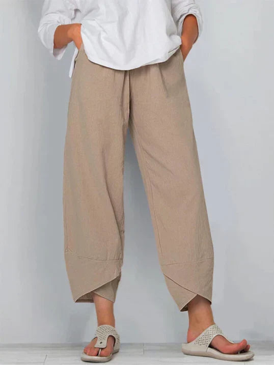 Women’s High-Waist Wide-Leg Tulip Pants
