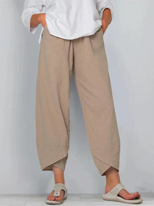 Women’s High-Waist Wide-Leg Tulip Pants
