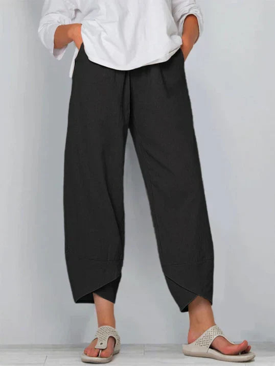 Women’s High-Waist Wide-Leg Tulip Pants