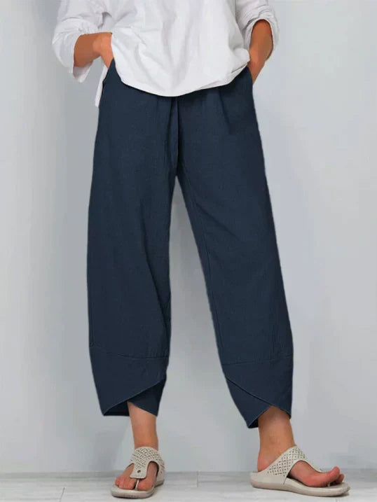 Women’s High-Waist Wide-Leg Tulip Pants