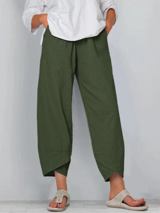Women’s High-Waist Wide-Leg Tulip Pants
