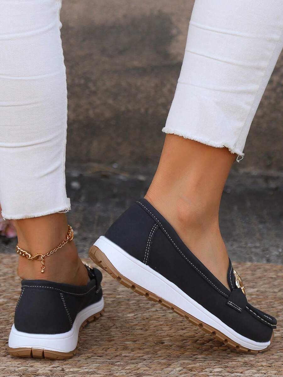Women's Non-Slip Orthopedic Loafers - Walking Shoes with Arch Support