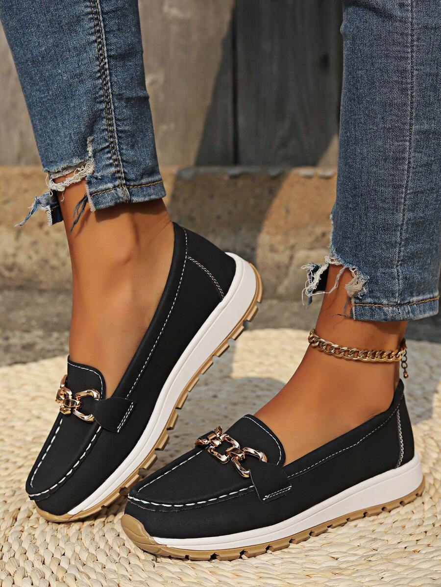 Women's Non-Slip Orthopedic Loafers - Walking Shoes with Arch Support