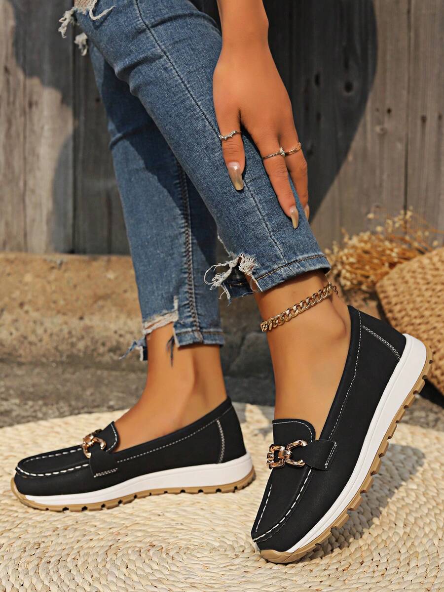Women's Non-Slip Orthopedic Loafers - Walking Shoes with Arch Support