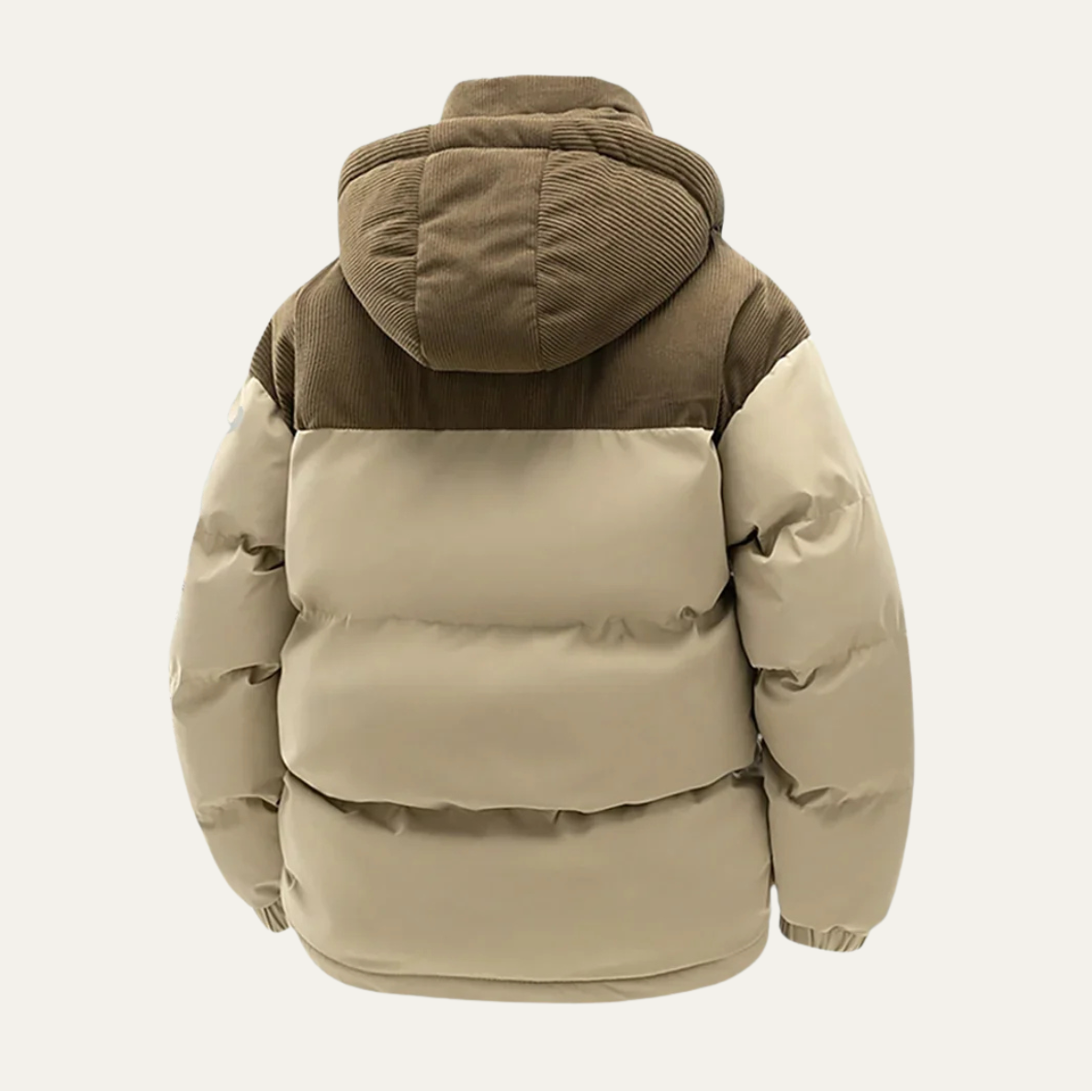 Men’s Hooded Winter Puffer Jacket – Thick Insulated Coat