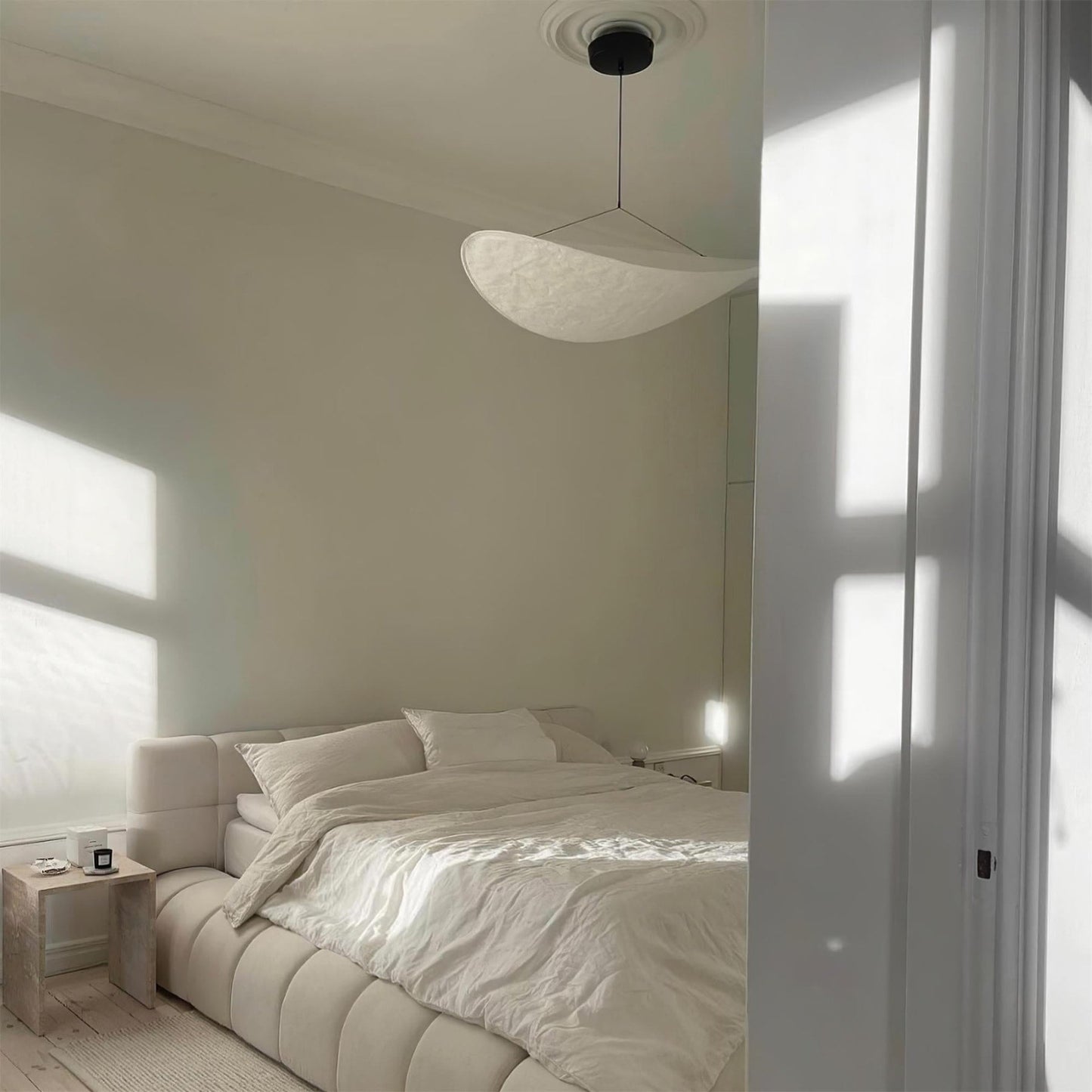 Modern Fabric LED Pendant Light