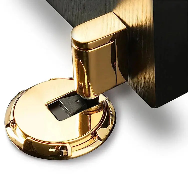Premium Floor Door Stopper - Heavy Duty Press To Lock Catch Pack