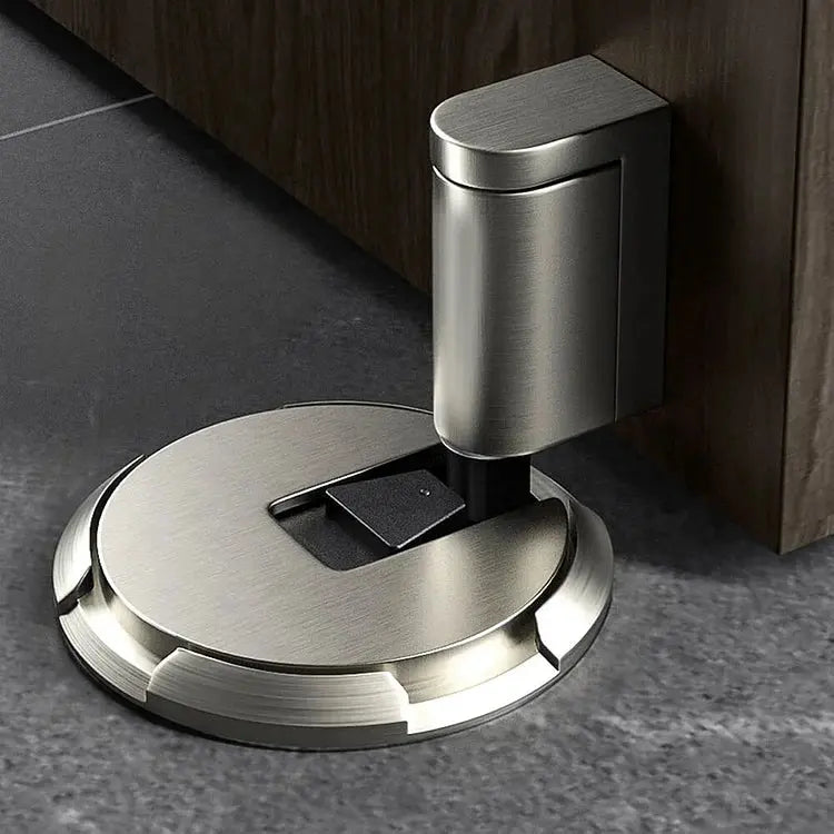 Premium Floor Door Stopper - Heavy Duty Press To Lock Catch Pack