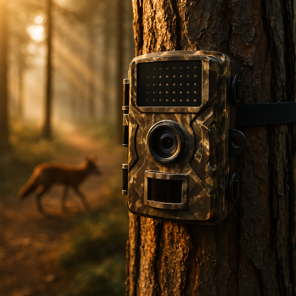 Outdoor Wildlife Trail Camera 1080p 16MP Night Vision IP66 Cam