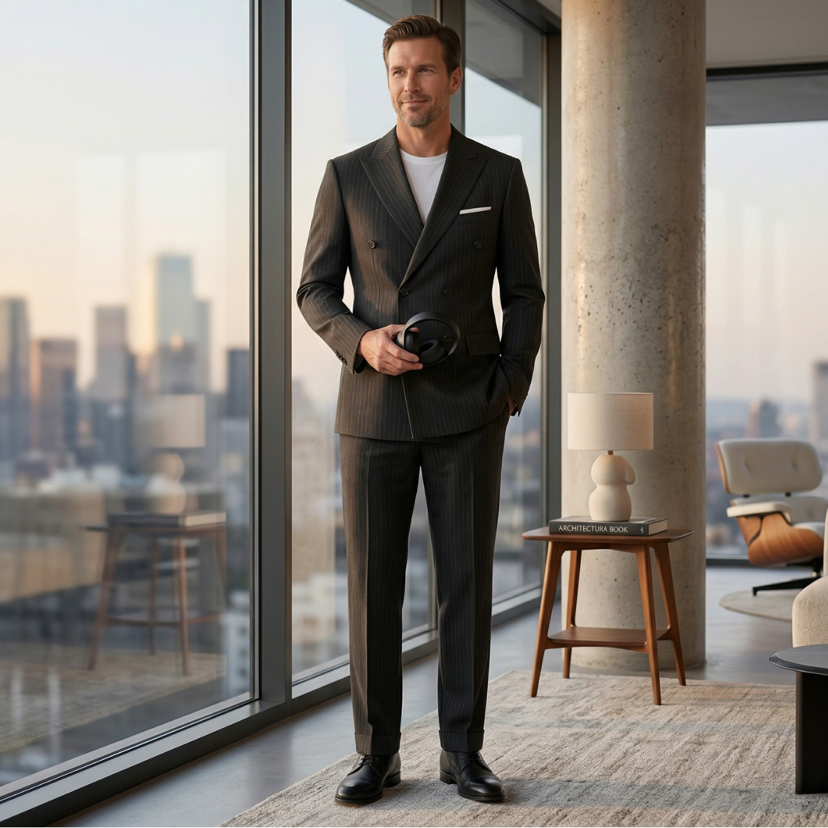 Men’s Slim Fit Blazer – Lightweight Modern Tailored Jacket